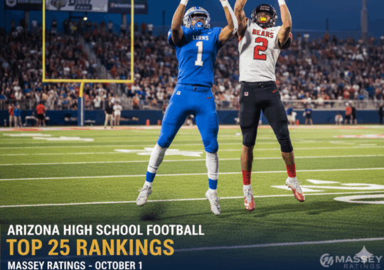 Arizona High School Football Top 25 Rankings (10/1/2025)
